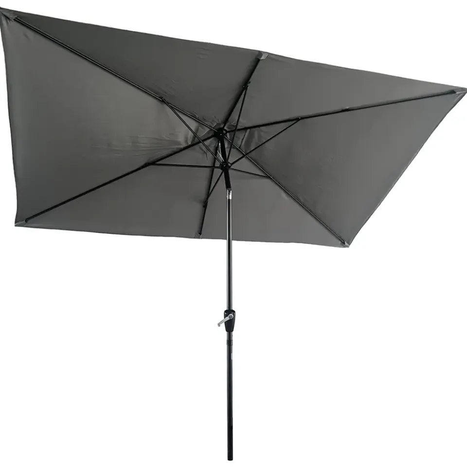 Happy Garden Parasol HAPUNA - Grijs - Aluminium Clearance