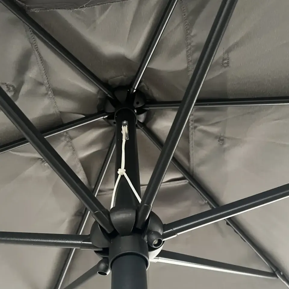Happy Garden Parasol HAPUNA - Grijs - Aluminium Clearance