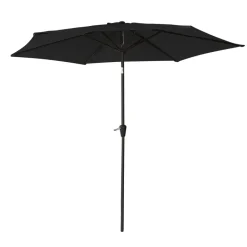 Happy Garden Parasol HAPUNA - Zwart - Aluminium Outlet