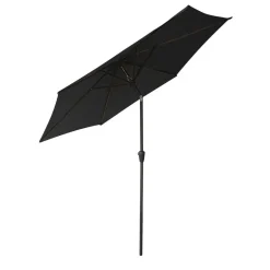 Happy Garden Parasol HAPUNA - Zwart - Aluminium Outlet