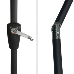 Happy Garden Parasol HAPUNA - Grijs - Aluminium New