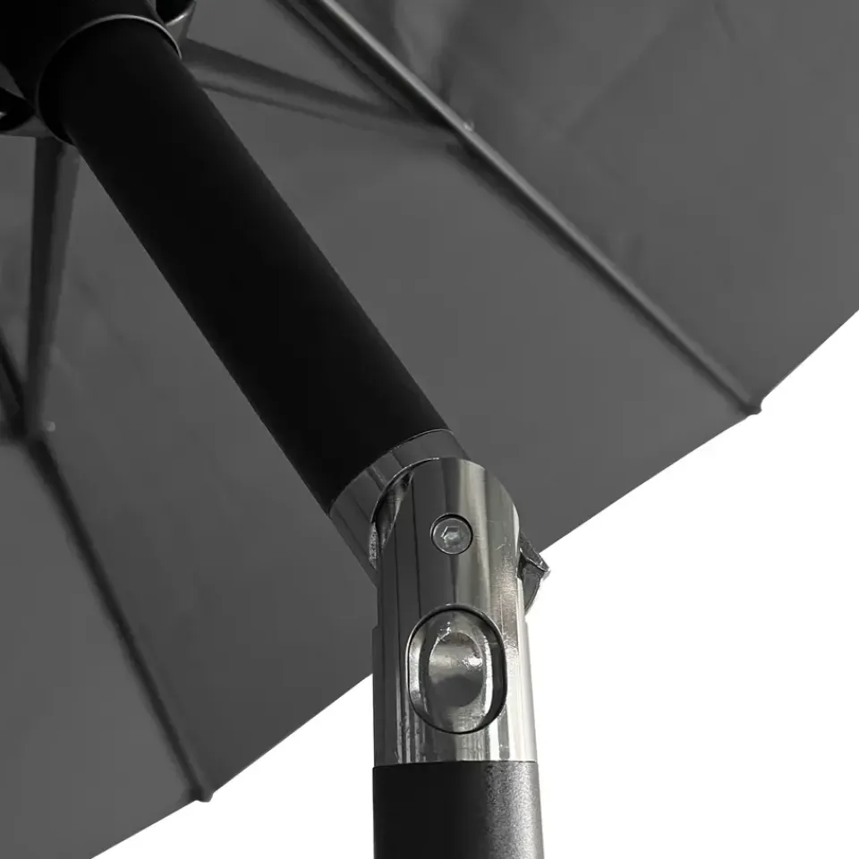 Happy Garden Parasol HAPUNA - Grijs - Aluminium Best