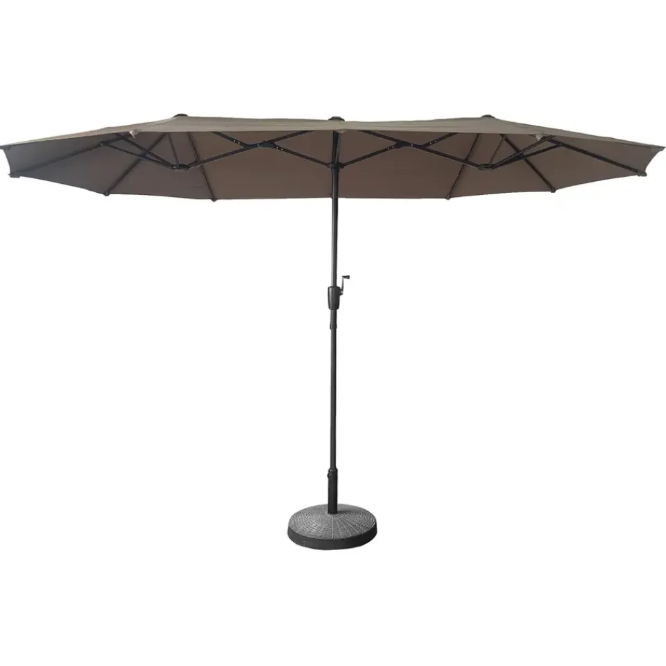 Happy Garden Parasol LINAI - Bruin - Stof Online