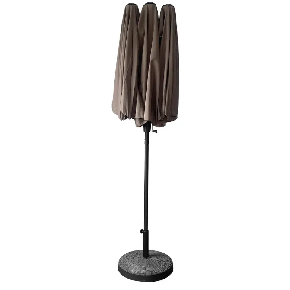Happy Garden Parasol LINAI - Bruin - Stof Online