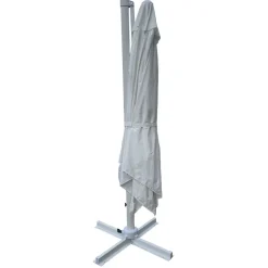 Happy Garden Parasol MOLOKAI - Wit - Aluminium New