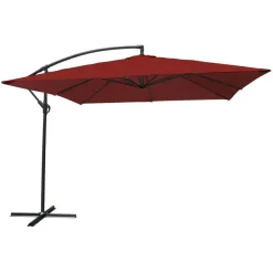 Happy Garden Parasol MOLOKAI - Rood - Staal Hot