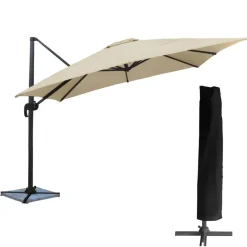 Happy Garden Parasol MOLOKAI - Beige - Aluminium Online