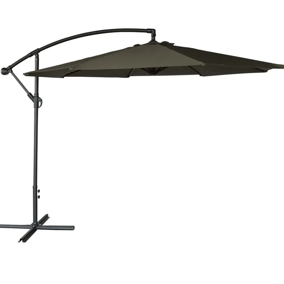 Happy Garden Parasol OAHU - Grijs - Staal Best