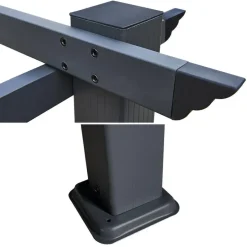 Happy Garden Pergola CASSIS - Grijs - Aluminium Outlet