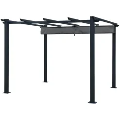 Happy Garden Pergola CASSIS - Grijs - Aluminium Hot