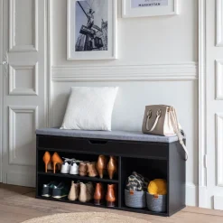 Happy Garden Schoenenkast ALAN - Zwart - MDF Online