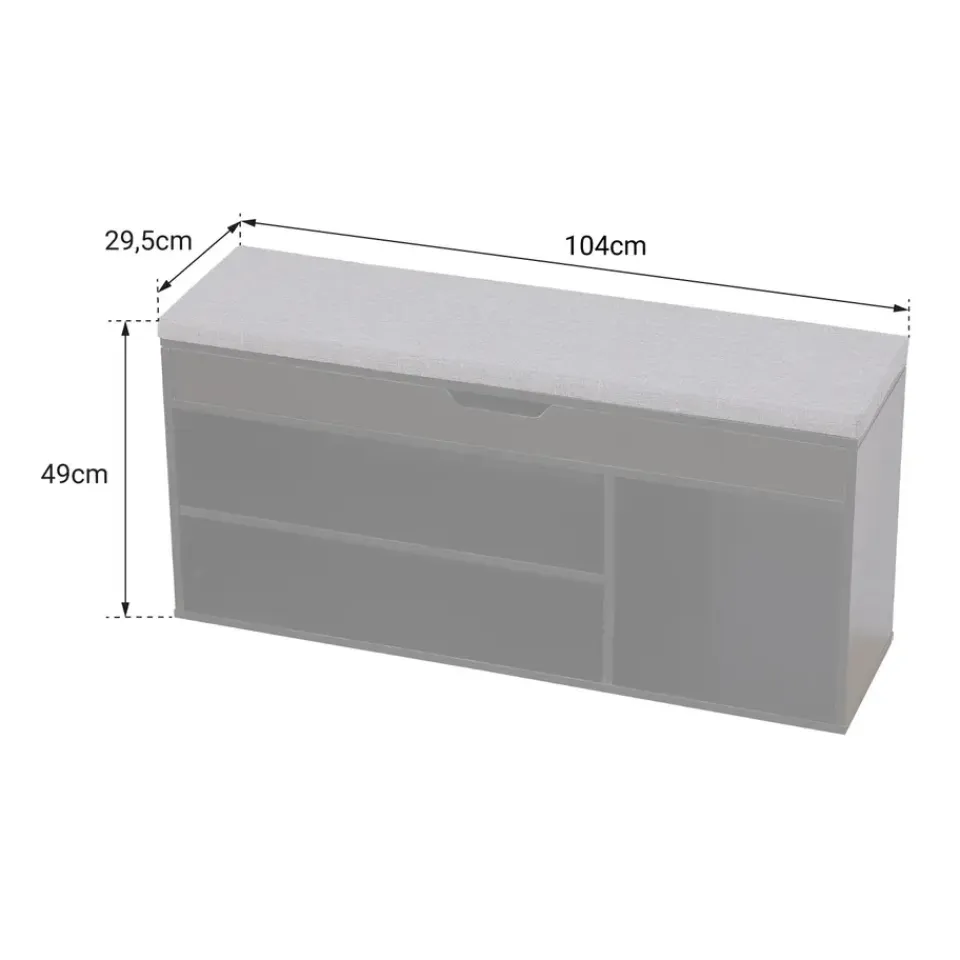 Happy Garden Schoenenkast ALAN - Zwart - MDF Online