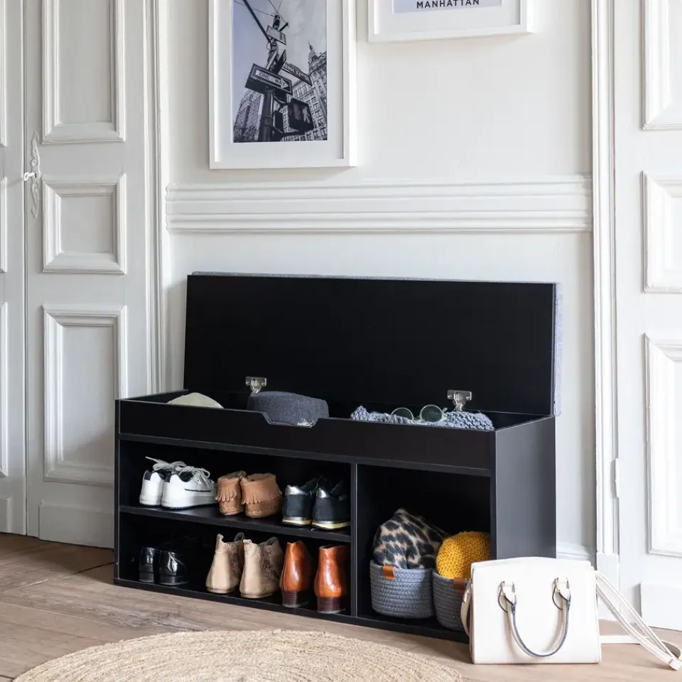 Happy Garden Schoenenkast ALAN - Zwart - MDF Online