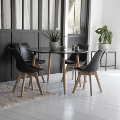 Happy Garden Tabel MARTHA - Zwart - MDF New