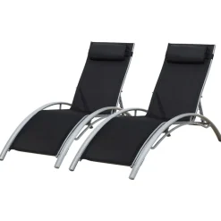 Happy Garden Transat GALAPAGOS - Zwart - Aluminium New