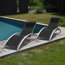 Happy Garden Transat GALAPAGOS - Zwart - Aluminium New