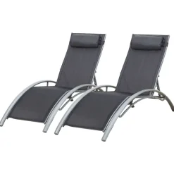 Happy Garden Transat GALAPAGOS - Grijs - Aluminium Discount