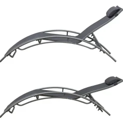 Happy Garden Transat GALAPAGOS - Grijs - Aluminium Discount