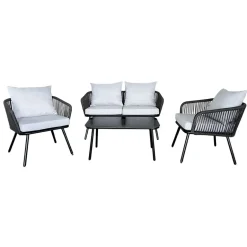 Happy Garden Tuinmeubilair OUVÉA - Grijs - Touw New