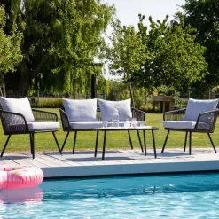 Happy Garden Tuinmeubilair OUVÉA - Grijs - Touw New