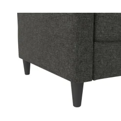 Dorel Home Hartford - 3-zits slaapbank in antraciet stof Clearance