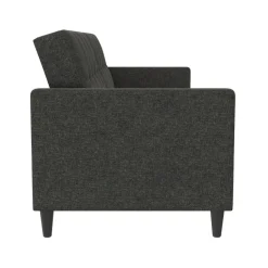 Dorel Home Hartford - 3-zits slaapbank in antraciet stof Clearance