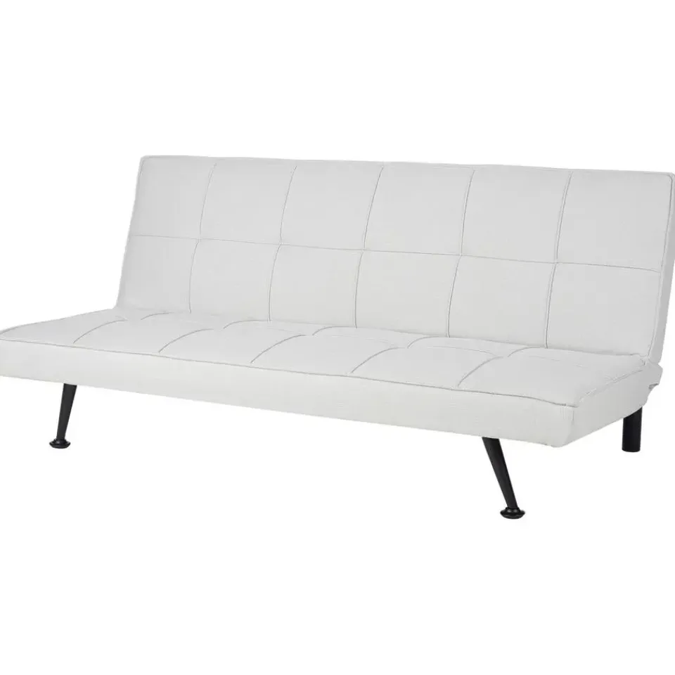 Beliani HASLE - Slaapbank 3-zits - Lichtgrijs - Polyester Discount