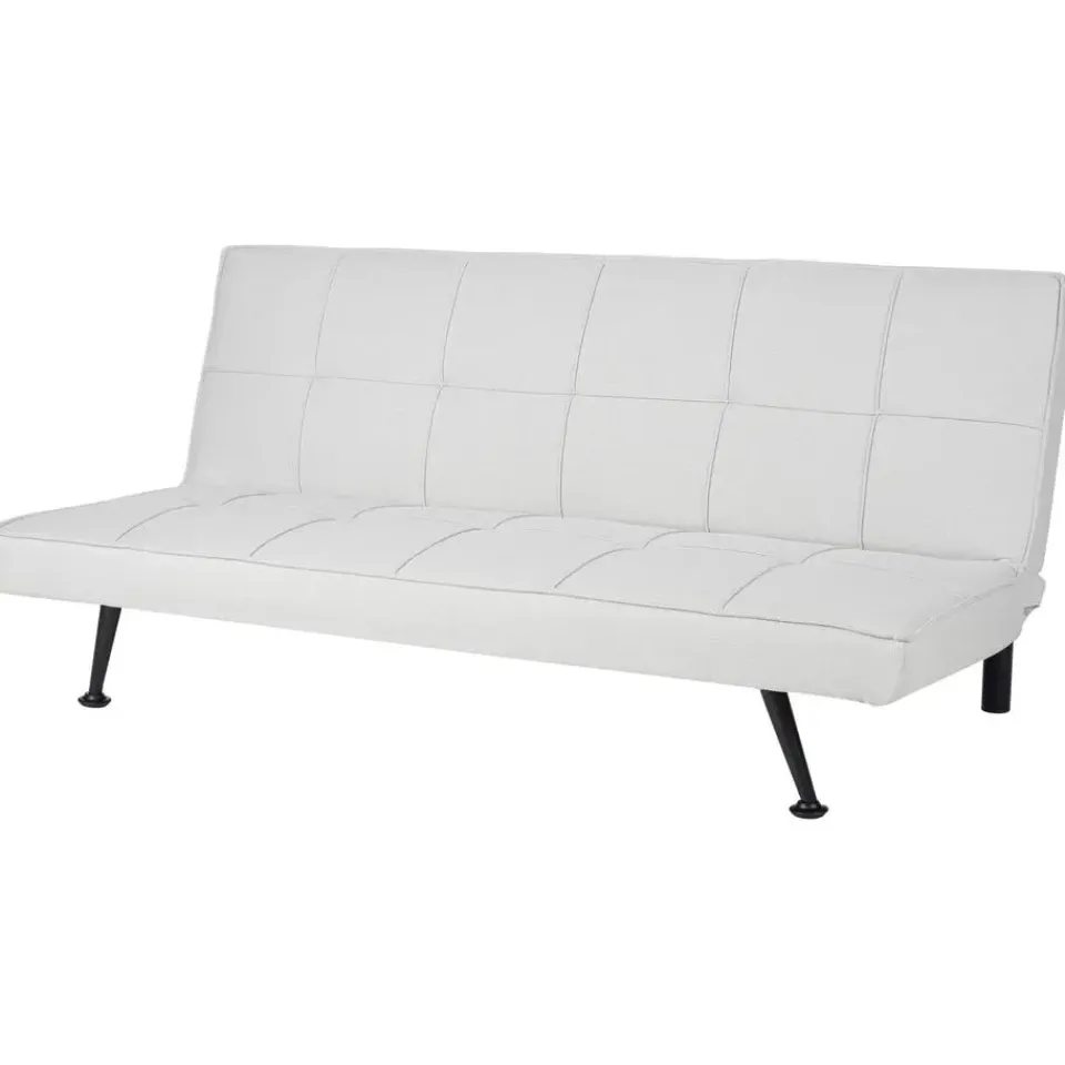 Beliani HASLE - Slaapbank 3-zits - Lichtgrijs - Polyester Discount