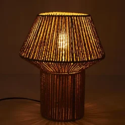 The Home Deco Factory HD Factory Tafellamp Nature - 27x33cm -Boho/ibiza stijl - natuurlijk Sale