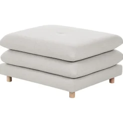 Leen Bakker HEDEN - Ottomaan - Beige - Polyester Outlet