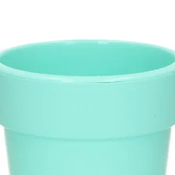 Hega Hogar Plantenpot - pastel groen - kunststof - 25 x 25 cm Best