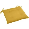 Hesperide Tuinstoelkussen - geel - uv-bestendig - 40 x 4 cm Best