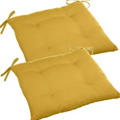 Hesperide Tuinstoelkussen - geel - uv-bestendig - 40 x 4 cm Best