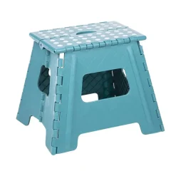 HI Huishoudtrap - blauw - 38x32x31 cm - opvouwbaar - keukentrap Best