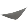 HI schaduwdoek/zonnescherm driehoek - grijs - 5 x 5 x 5 m Outlet
