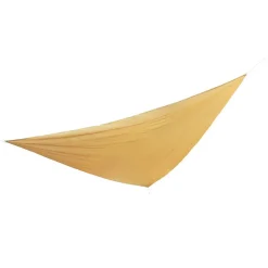 HI schaduwdoek/zonnescherm driehoek - waterdicht - geel - 5 x 5 x 5 m Online