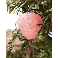 Merkloos Hioshop Arna lantaarn oplaadbaar roze New