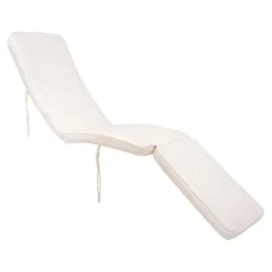 Merkloos Hioshop Arrecife ligstoel incl kussen teak Sale