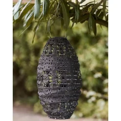 Merkloos Hioshop Astrid lantaarn oplaadbaar grijs Sale