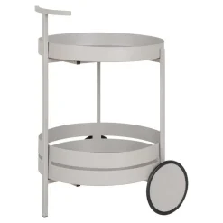 Hioshop Beja barwagen 2 planken grijs Outlet