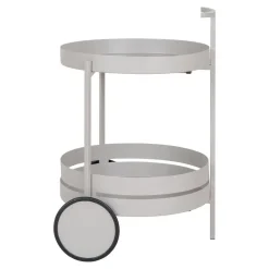 Hioshop Beja barwagen 2 planken grijs Outlet