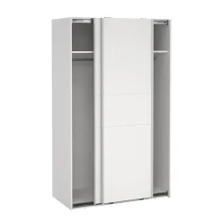 Hioshop Como schuifdeurkast 2 deuren 120x200cm wit Best