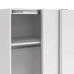 Hioshop Como schuifdeurkast 2 deuren 120x200cm wit Best