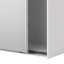 Hioshop Como schuifdeurkast 2 deuren met spiegel 245x220cm wit Online