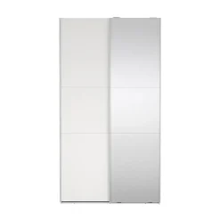 Hioshop Como schuifdeurkast 2 deuren 120x220cm wit New