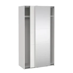 Hioshop Como schuifdeurkast 2 deuren 120x220cm wit New