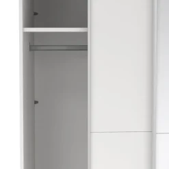 Hioshop Como schuifdeurkast 2 deuren 120x220cm wit New