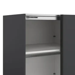 Hioshop Como schuifdeurkast 2 deuren 245x220cm mat grijs Hot