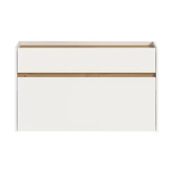 Merkloos Hioshop Drive schoenenkast 1 vouwdeur- 1 lade wit Discount