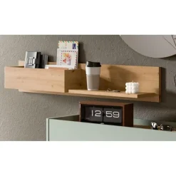 Merkloos Hioshop Drive wandkast wandplank 1 plank eiken decor Best